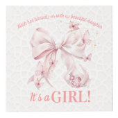 It's a Girl Gift Photo フォトキューブ (正面)