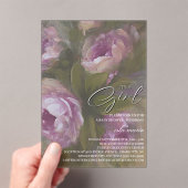 It's A Girl - Invitation アクリル招待状 (インサイチュ (ポータブル))