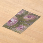 It's A Girl - Invitation アクリル招待状 (レイダウン)