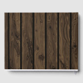 Its A Girl Mason Jar素朴ベビーシャワーゲストブック ゲストブック (裏面)