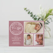 It's a Girl! Postage Stamps 案内状 (スタンド正面)