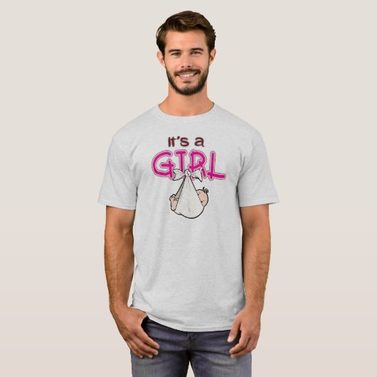 It's a Girl Tシャツ (正面フル)