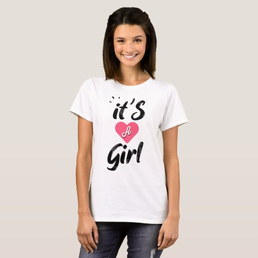 It's a girl tシャツ (正面フル)