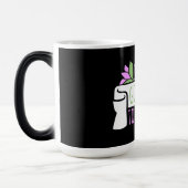 It's a Good Day to be Happy Positive Vibes Quote モーフィングマグカップ (左)