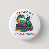 It's A Good Day To Read A Book  缶バッジ (正面)