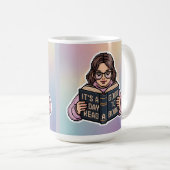 It's A Good Day To Read A Book Mug コーヒーマグカップ (正面右)