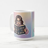 It's A Good Day To Read A Book Mug コーヒーマグカップ (正面左)