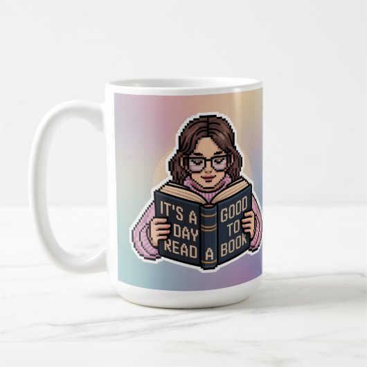 It's A Good Day To Read A Book Mug コーヒーマグカップ (左)