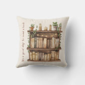 Its A Good Day To Read A Book Pillow – Cozy クッション (裏面)