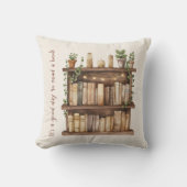 Its A Good Day To Read A Book Pillow – Cozy クッション (正面)