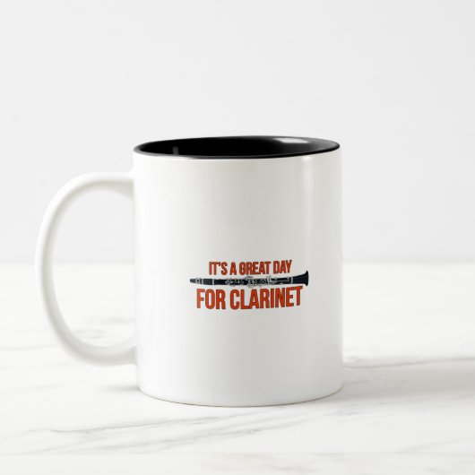It's A Great Day for Clarinet ツートーンマグカップ (左)