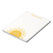 It's a Great Day Positivity Quote Name ノートパッド (回転)