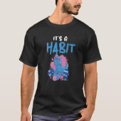 It's A Habit Dino Fitness Interval Training Workou Tシャツ (正面)