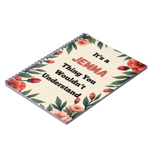 It's a Jemma Thing You Wouldn't Understand ノートブック (左側)