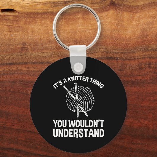 It's A Knitter Thing - You Wouldn't Understand キーホルダー (裏面)