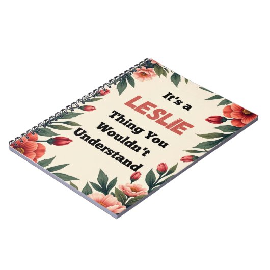 It's a Leslie Thing You Wouldn't Understand ノートブック (左側)