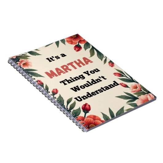 It's a Martha Thing You Wouldn't Understand ノートブック (右側)