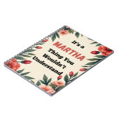 It's a Martha Thing You Wouldn't Understand ノートブック (左側)