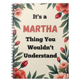 It's a Martha Thing You Wouldn't Understand ノートブック