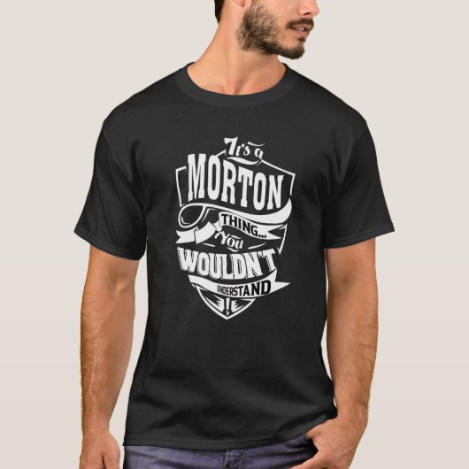 It's A Morton Thing Tシャツ (正面)