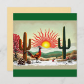 It's A New Mexico Christmas 招待状 (正面/裏面)