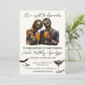 It's A Night To Dismember Halloween Zombie  招待状 (スタンド正面)