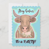 its a party heifers 招待状 (正面)