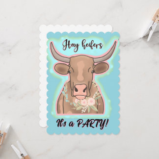 its a party heifers 招待状
