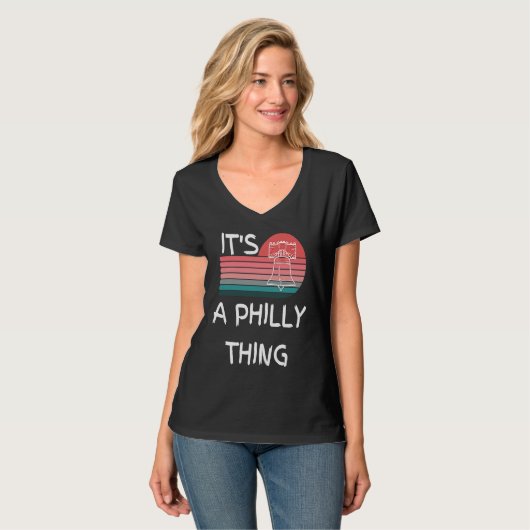 It's A Philly Thing Its A Philadelphia Thing Phil Tシャツ (正面フル)