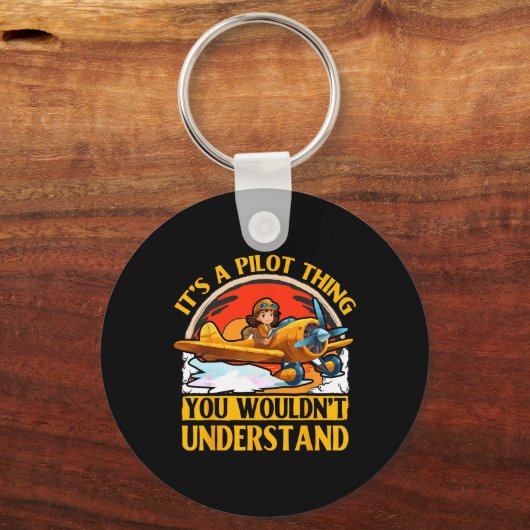 It's A Pilot Thing You Wouldn't Understand  キーホルダー (正面)