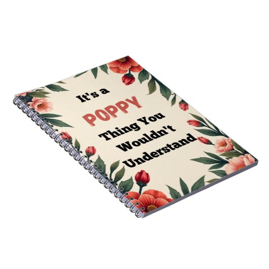 It's a Poppy Thing You Wouldn't Understand ノートブック (右側)
