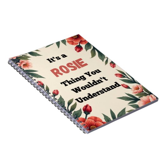It's a Rosie Thing You Wouldn't Understand ノートブック (右側)