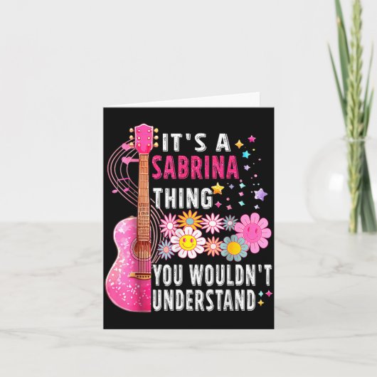 It's A Sabrina Thing You Wouldn't Understand First カード (正面)