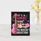 It's A Sabrina Thing You Wouldn't Understand First カード (黄色い花)