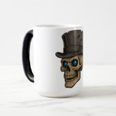 its a skull with top hat  モーフィングマグカップ (正面左)