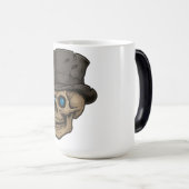 its a skull with top hat  モーフィングマグカップ (正面右)