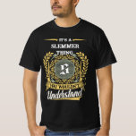 It's a Slemmer Thing You Wouldn't Understand Tシャツ<br><div class="desc">It’s a Slemmer thing—you wouldn’t understand. This men’s t-shirt is perfect for anyone with the name Slemmer who wears it with pride and humor. Whether you're out with friends, at a family gathering, or just relaxing, this bold design makes a statement. A great gift idea for birthdays, reunions, or any...</div>