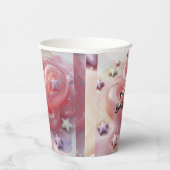 It's a Slime Birthday Party For Girl’s 紙コップ (右)