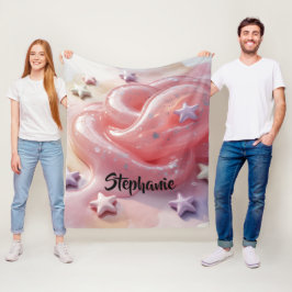 It's a Slime Birthday Party For Girl’s Gift フリースブランケット