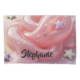 It's a Slime Birthday Party For Girl’s Gift 枕カバー