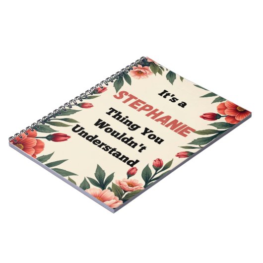 It's a Stephanie Thing You Wouldn't Understand ノートブック (左側)