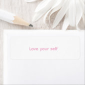 It's a sticker to encourage self-love ラベル (インサイチュ)