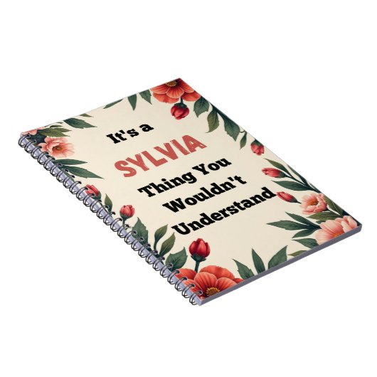 It's a Sylvia Thing You Wouldn't Understand ノートブック (右側)