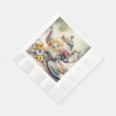 It's A Tea Party  縁ありランチョンナプキン (角)