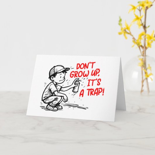 It's a trap カード (黄色い花)