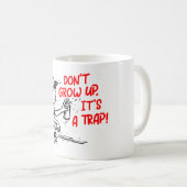 It's a trap コーヒーマグカップ (正面右)