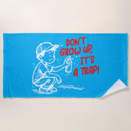 It's a trap ビーチタオル
