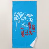 It's a trap ビーチタオル (正面)