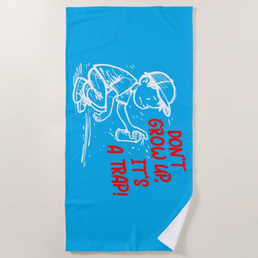 It's a trap ビーチタオル (正面)