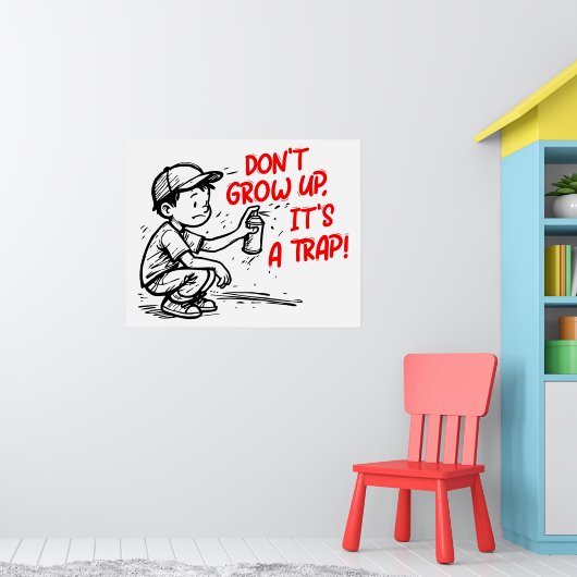 It's a trap ポスター (子ども部屋1)